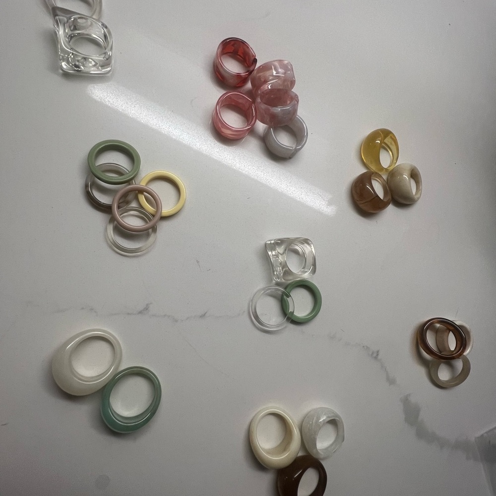 Assorted Resin Rings - Picture 4 of 8